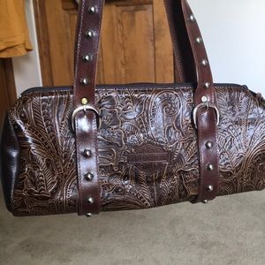 VINTAGE HarleyDavidson Leather Barrel Stud straps